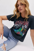 Rolling Stones '78 US Tour Ringer Tee - Vintage Black