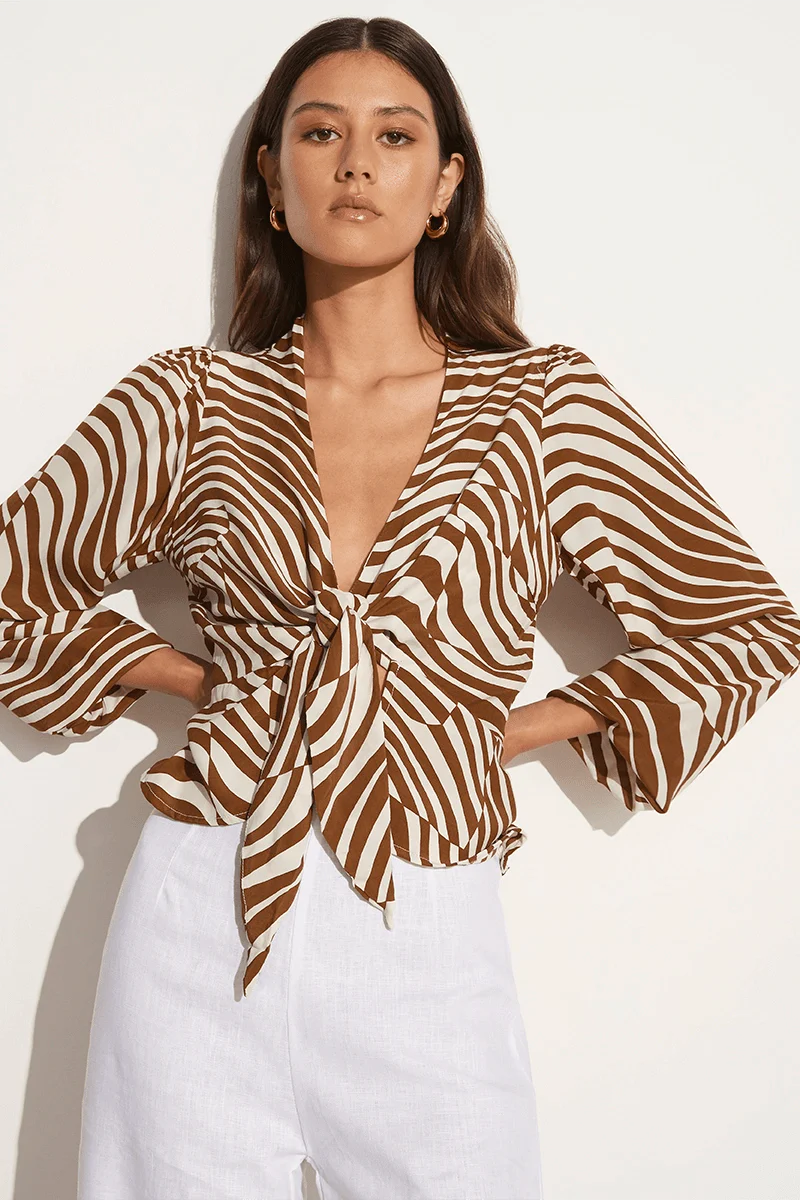 Sarin Top - Sol Print