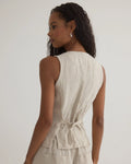 Scoop Neck Vest - Linen Sand