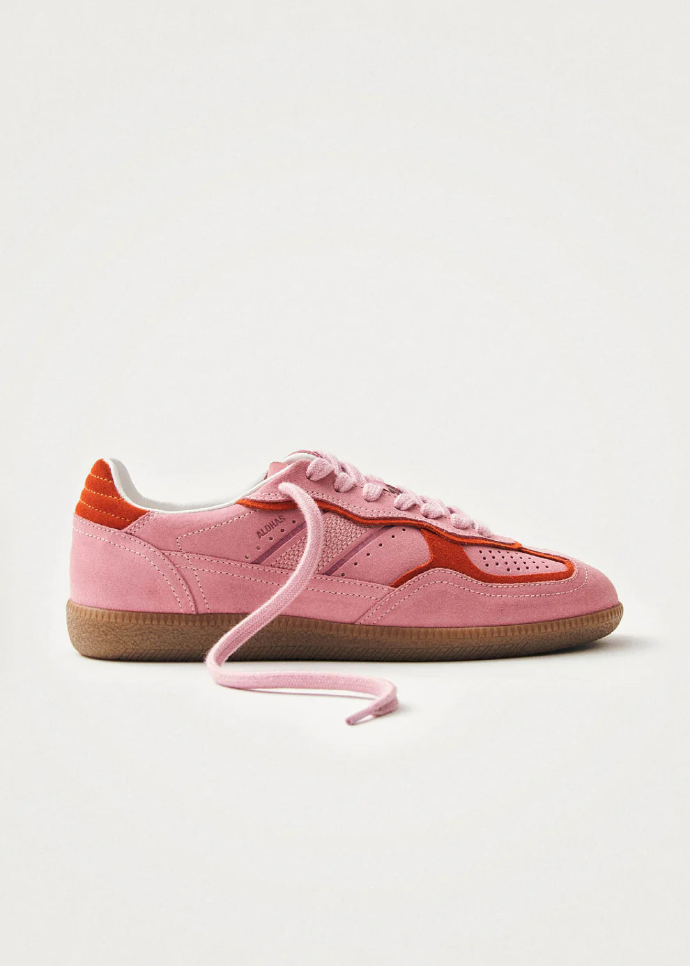 Rife Sea Pink Leather Sneakers