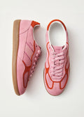 Rife Sea Pink Leather Sneakers