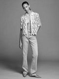 The Lace Button Up Shirt - Soft Mint