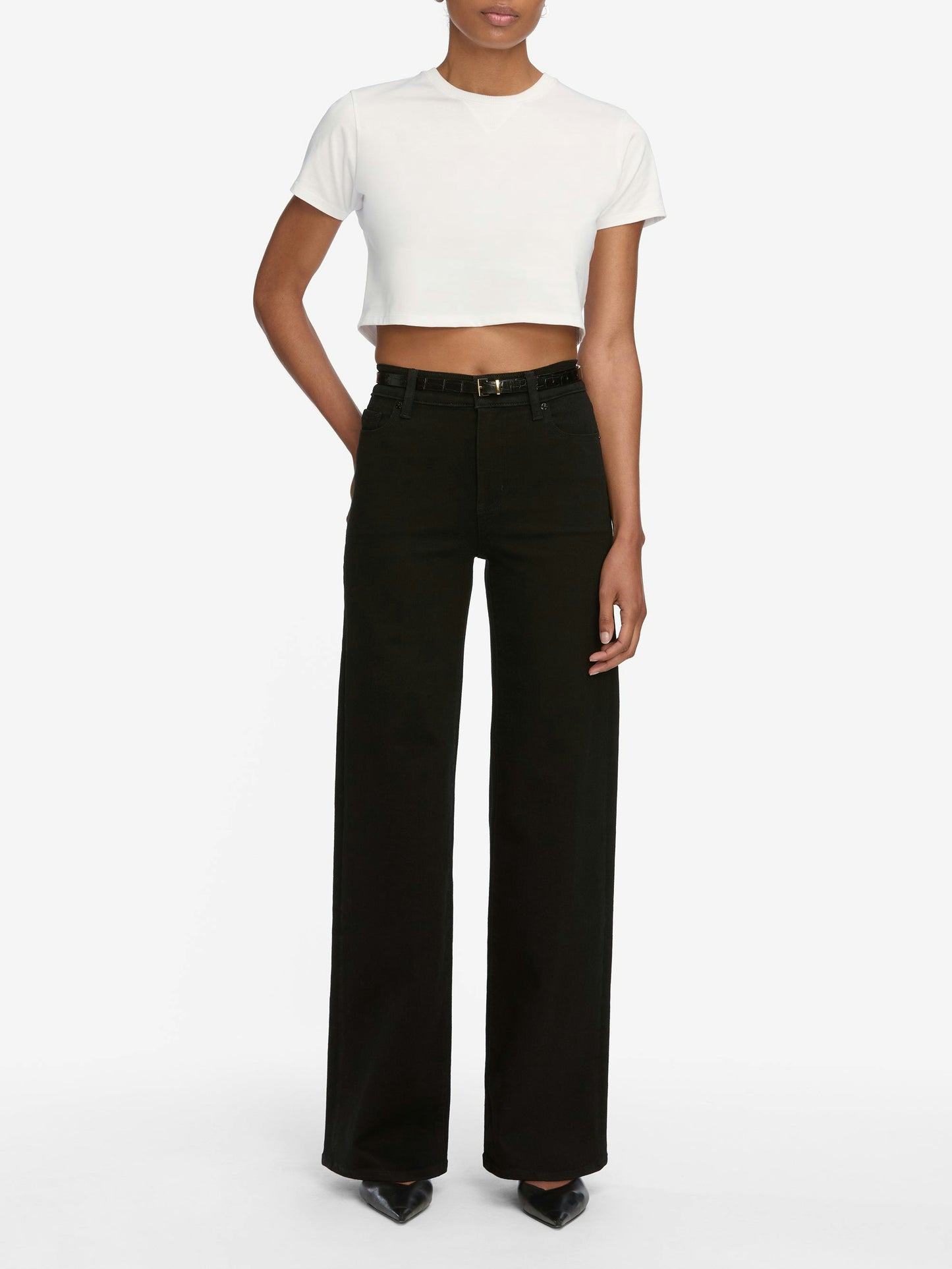 Le Slim Palazzo - Black