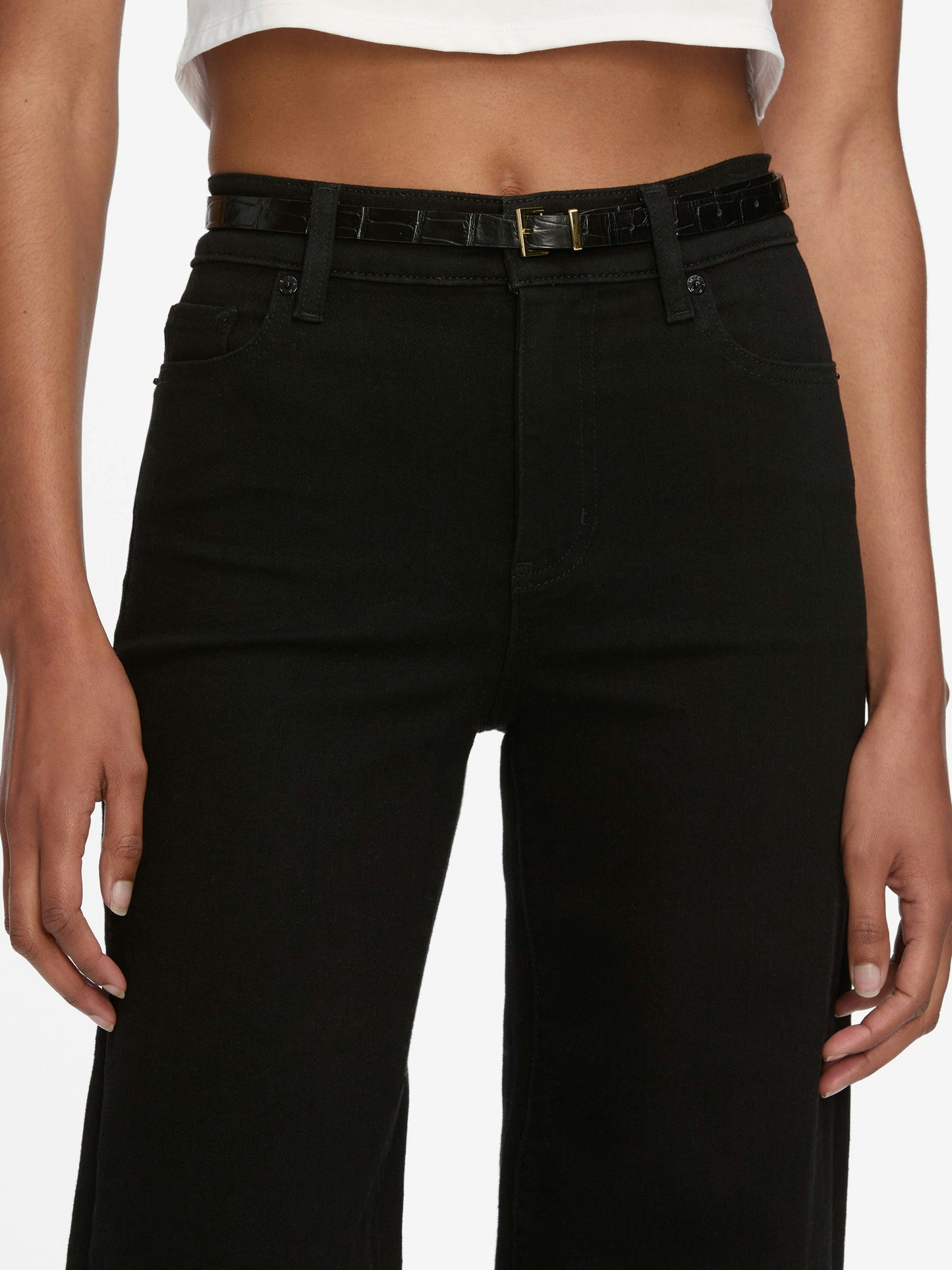 Le Slim Palazzo - Black