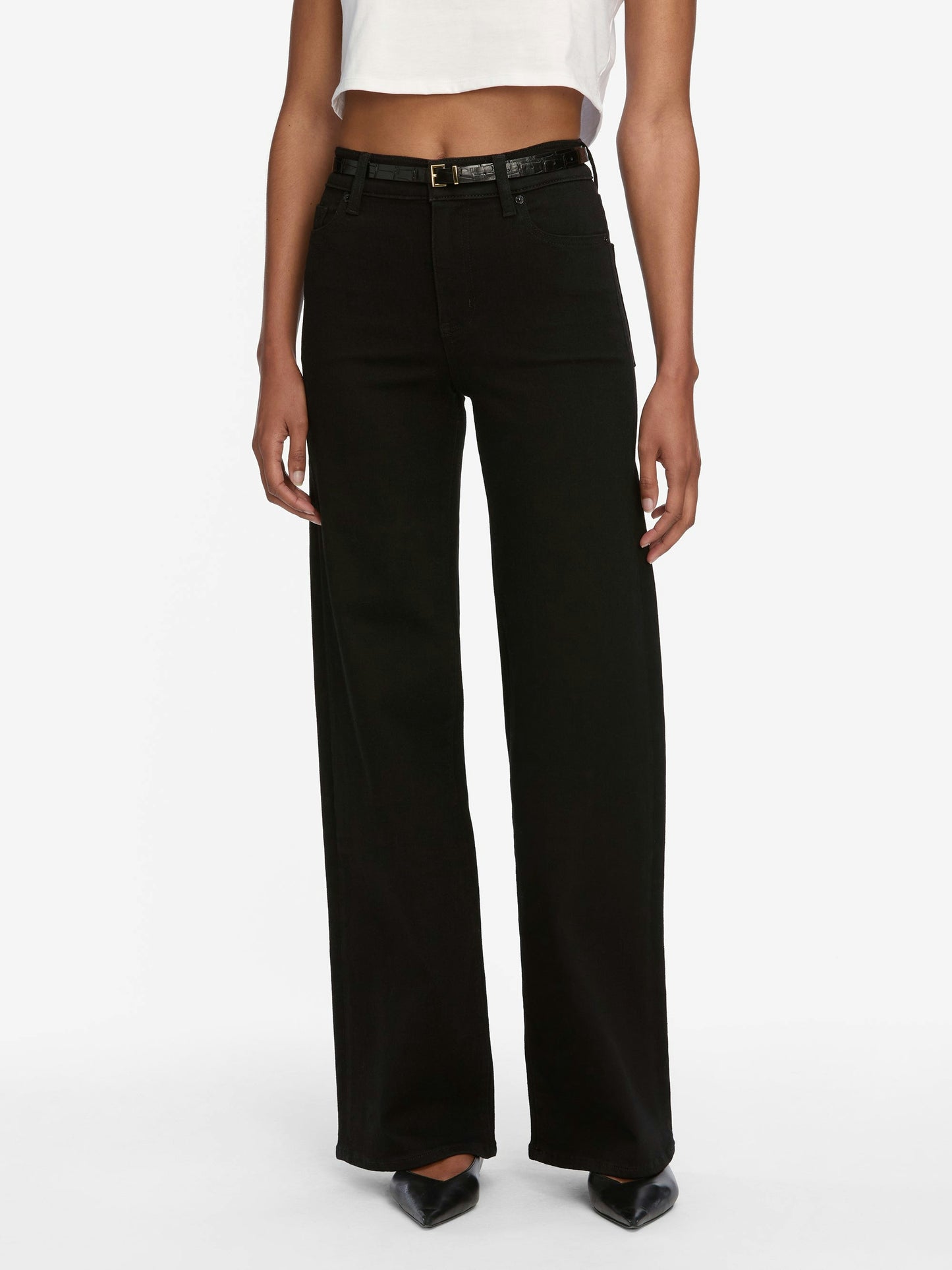 Le Slim Palazzo - Black