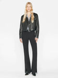Le High Flare Split Trouser - Noir