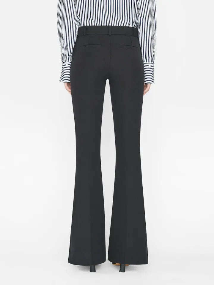 Le High Flare Split Trouser - Noir