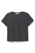 Harley Cotton Boxy Crew Tee - True Black
