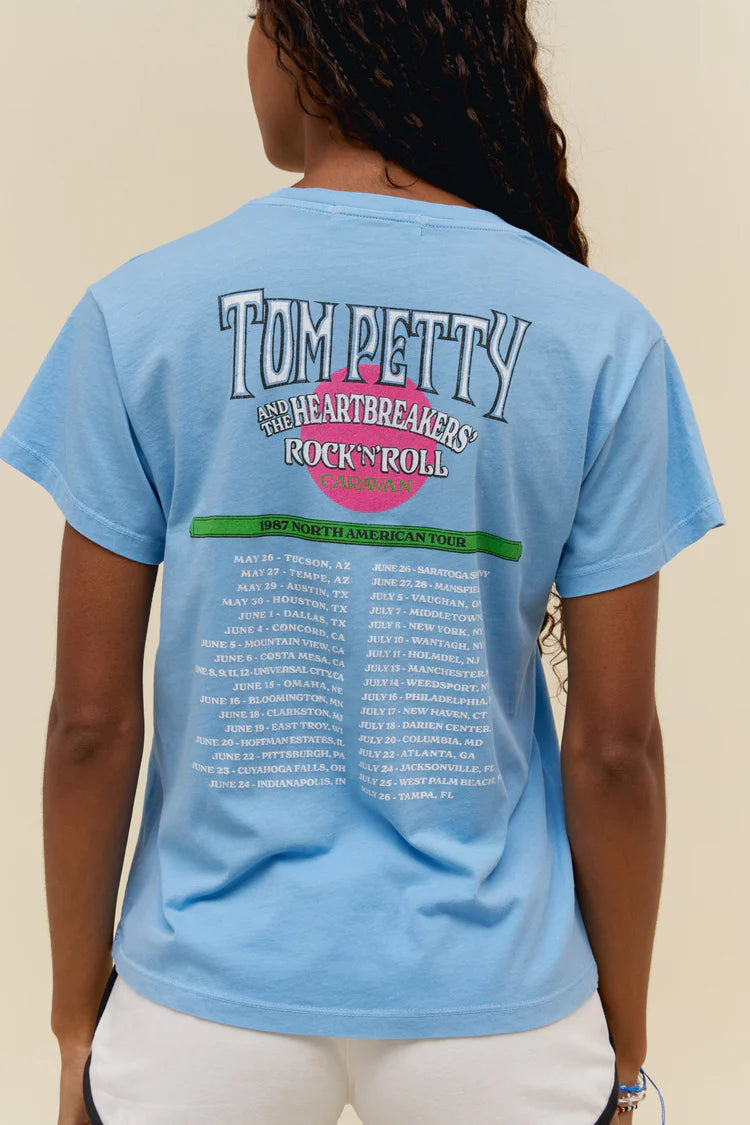 Tom Petty Rock N' Roll Caravan Solo Tee - Vintage Blue