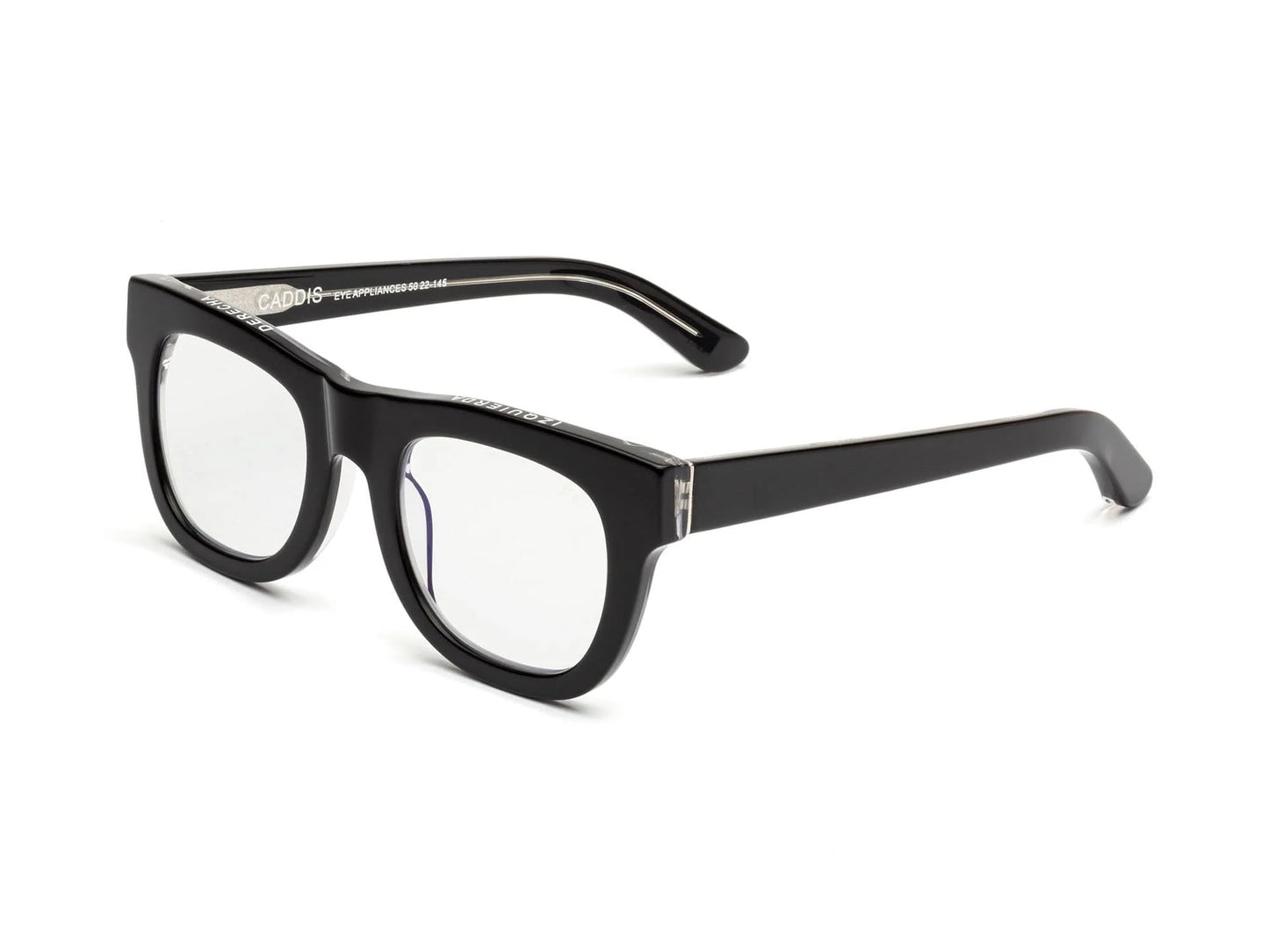 D28 Reading Glasses - Gloss Black and Vodka