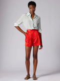 Leona Silk Shirt - Wan Blue
