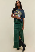 Willie Nelson Rose Frame Boyfriend Tee - Vintage Black