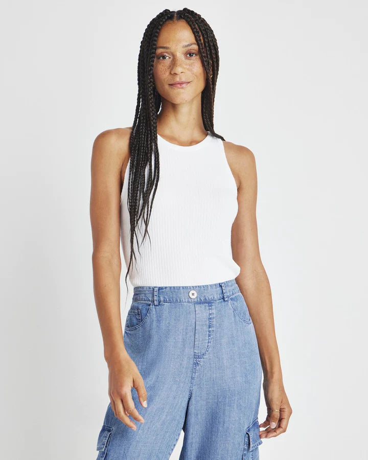 Eco Supersoft Rib Tank - White