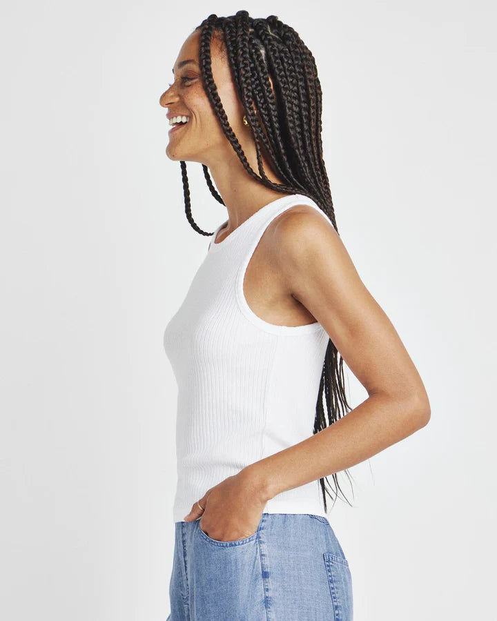 Eco Supersoft Rib Tank - White