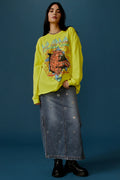 Def Leppard Animal Long Sleeve Merch Tee - Lemon Tonic