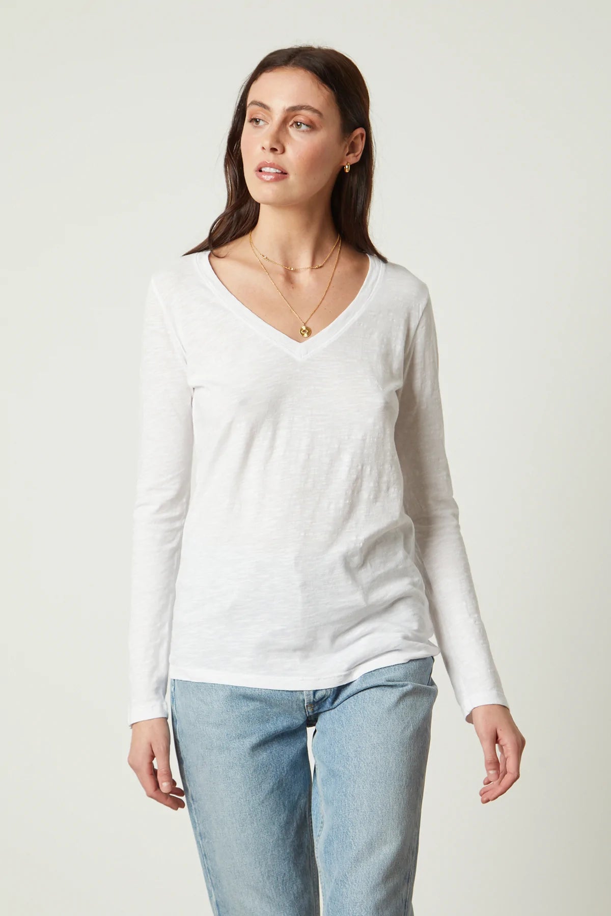 Blaire Original Slub Tee - White