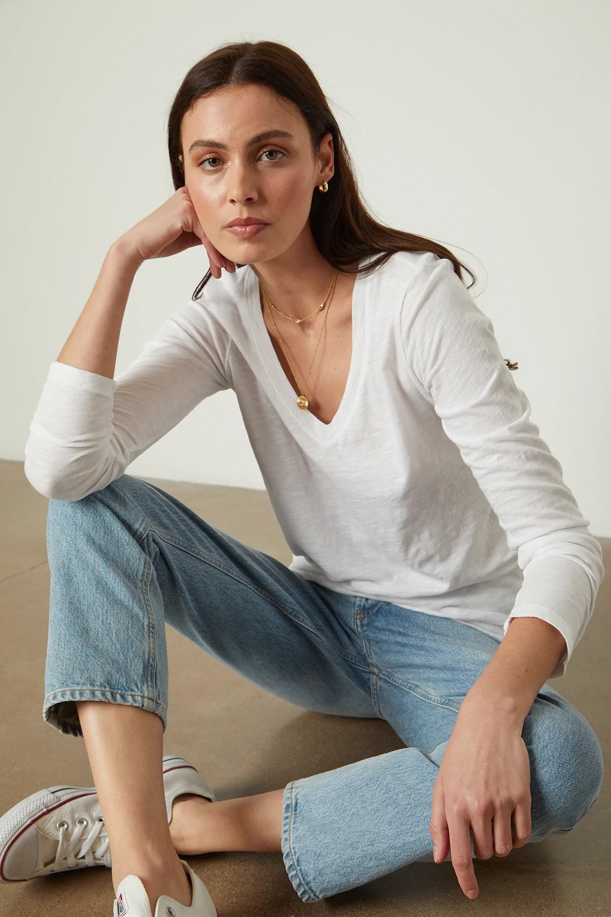 Blaire Original Slub Tee - White