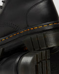 Audrick Nappa Leather Platform Ankle Boots - Black