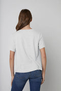 Lula Cotton Slub Swing Tee - White