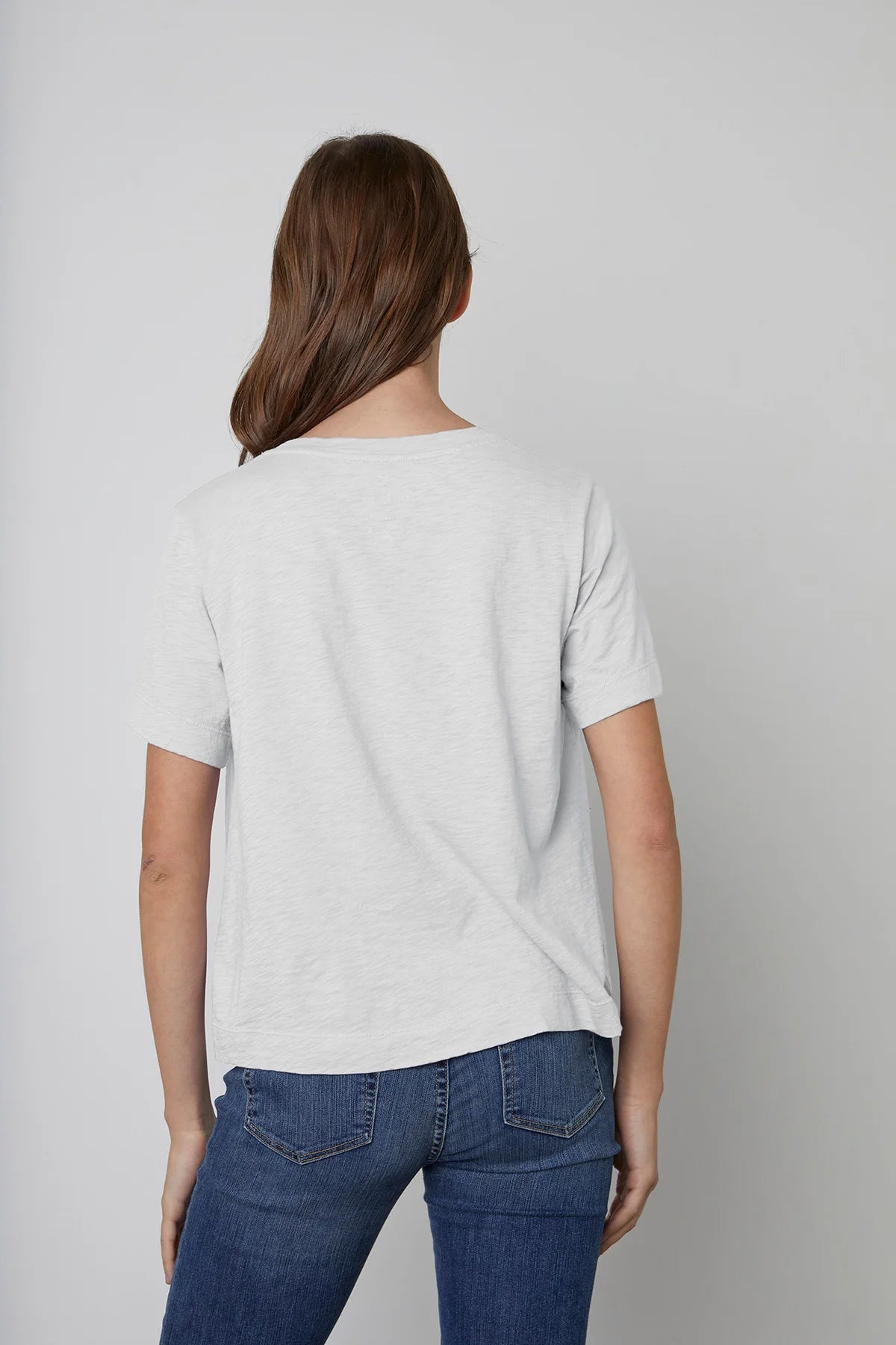 Lula Cotton Slub Swing Tee - White