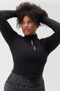 Mia Warm Core Half Zip Long Sleeve