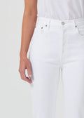 Riley High Rise Straight Crop - Sour Cream