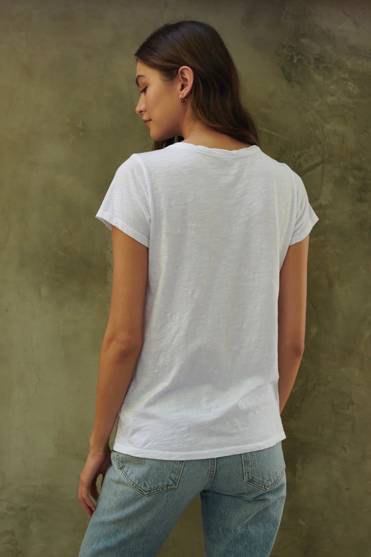 Tilly Original Slub Crew Neck Tee - White
