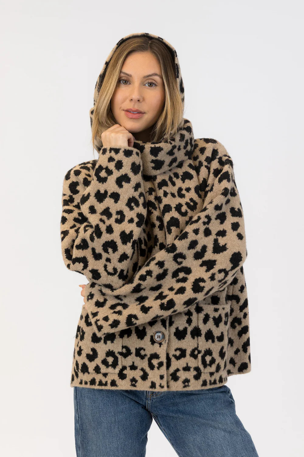 Delaney Coat - Animal Print