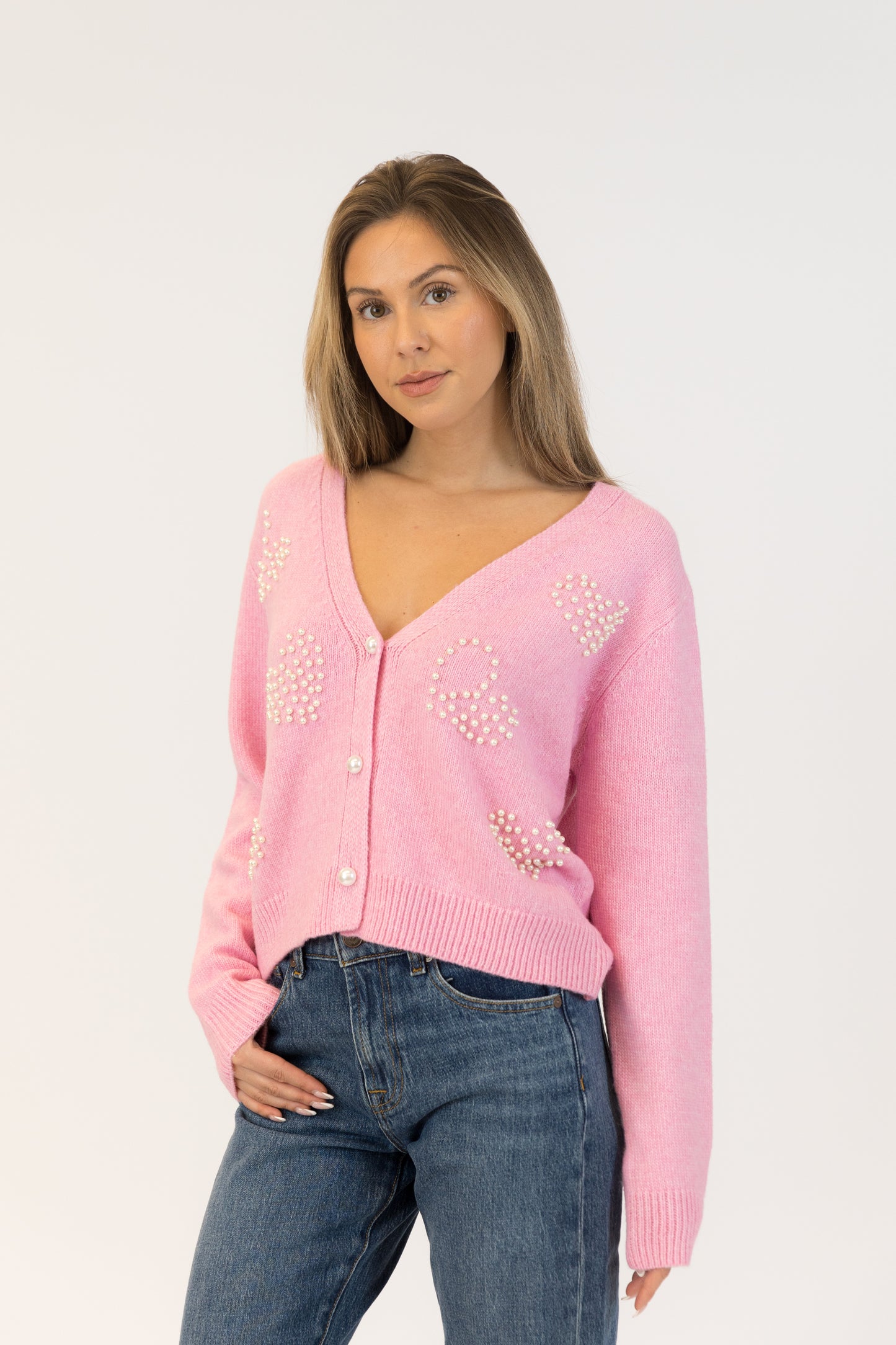 Kailie Cardigan - Pink