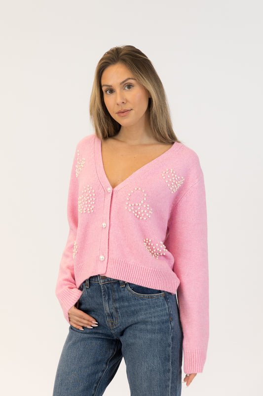 Kailie Cardigan - Pink
