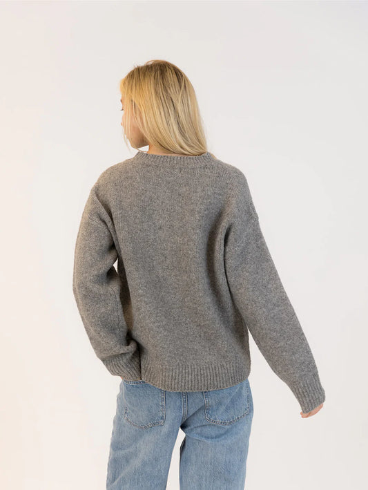 Lou Crewneck Pullover - Dark Grey