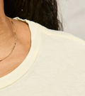 Harley Boxy Crew Neck Tee - Custard