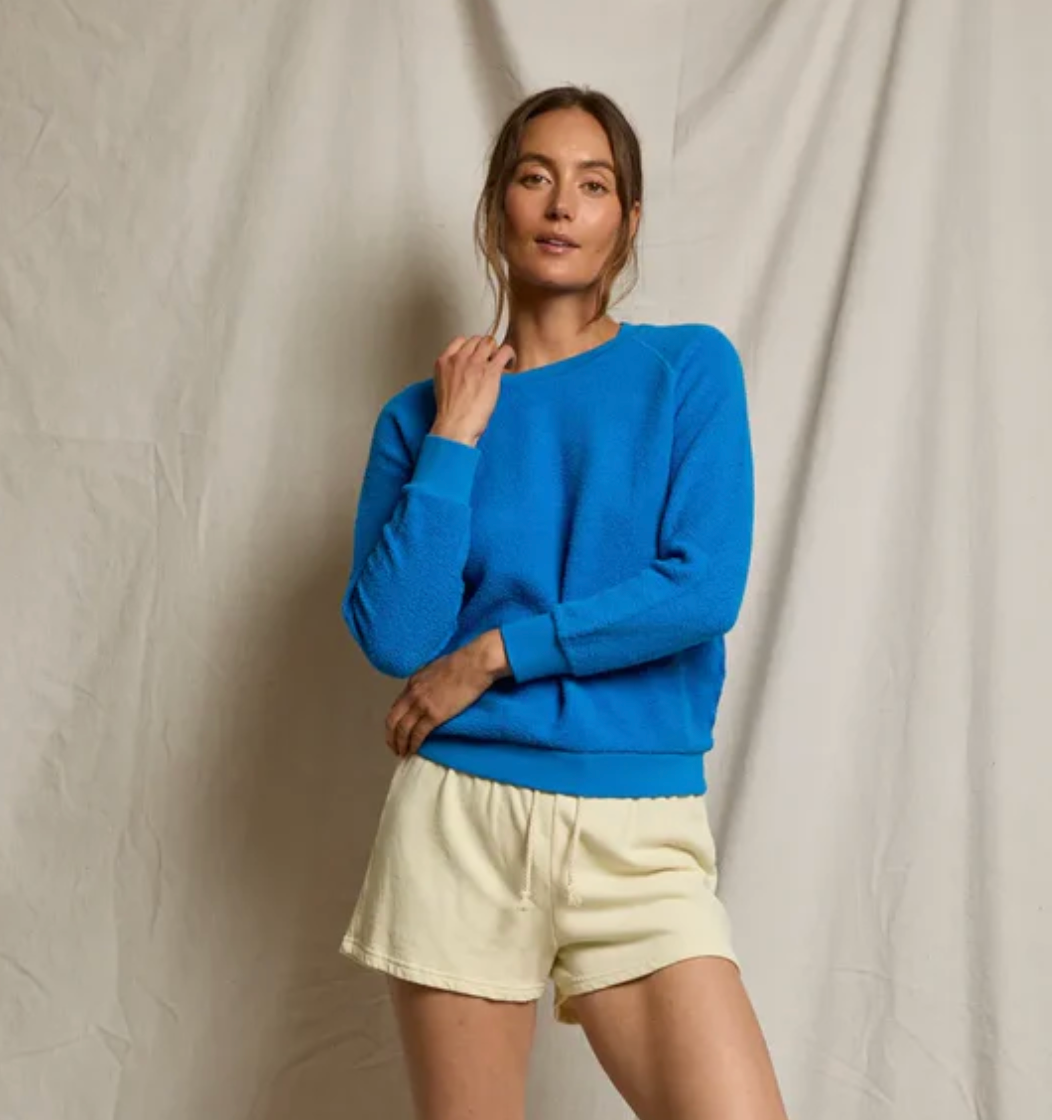 Layla French Terry Sweat Short - Custard
