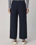 Angie Crop Wide Leg Pant - Navy
