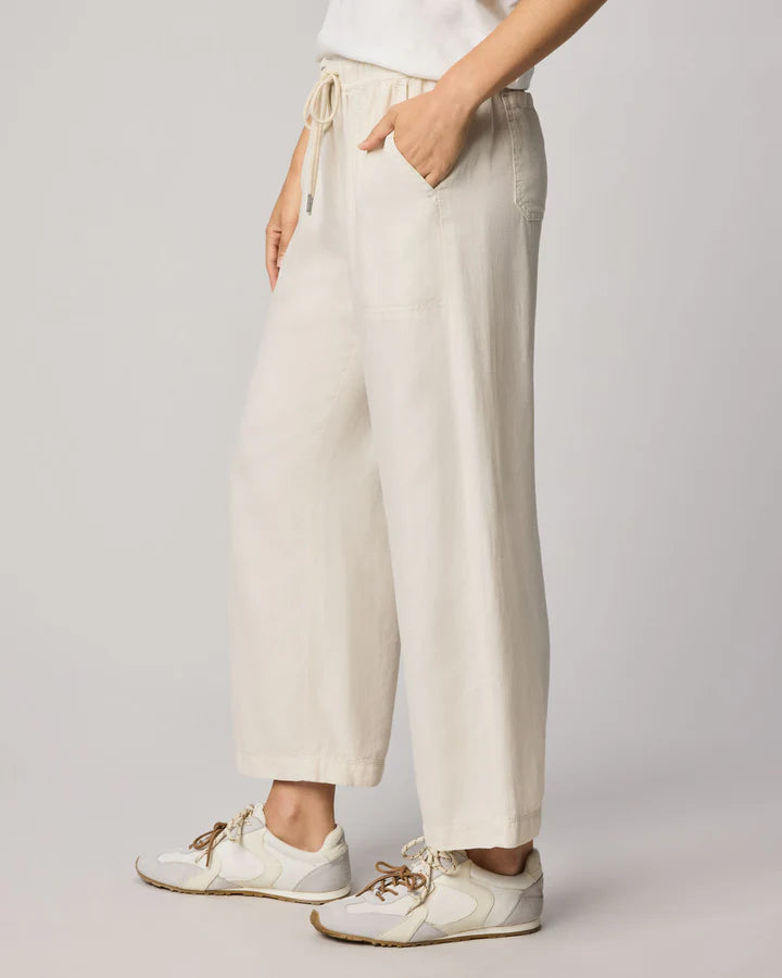 Angie Crop Wide Leg Pant - Moonstone