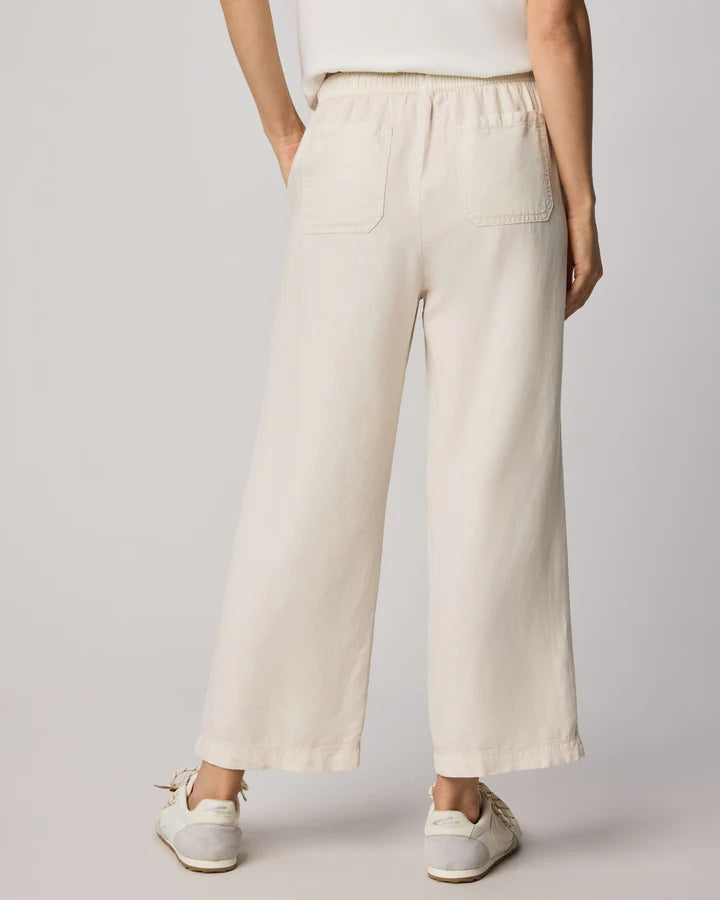 Angie Crop Wide Leg Pant - Moonstone