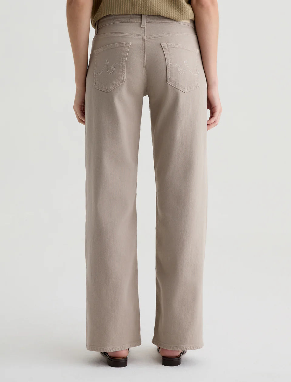 Adria Low-Rise Wide Leg - Simple Taupe