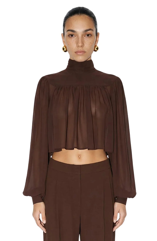 Aerin Top - Chocolate