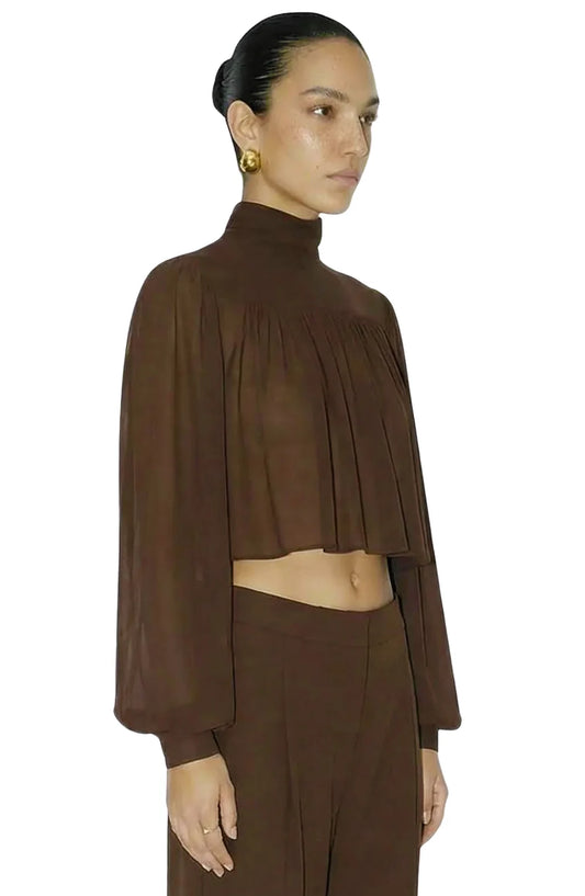 Aerin Top - Chocolate