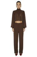 Aerin Top - Chocolate