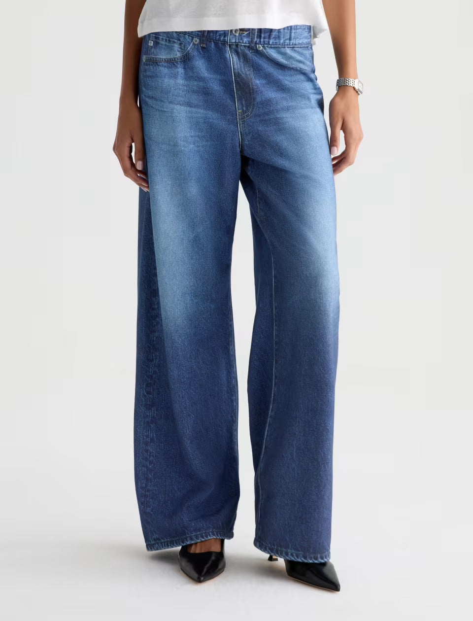 Adria Off-Duty Denim Sweatpant - After Hours