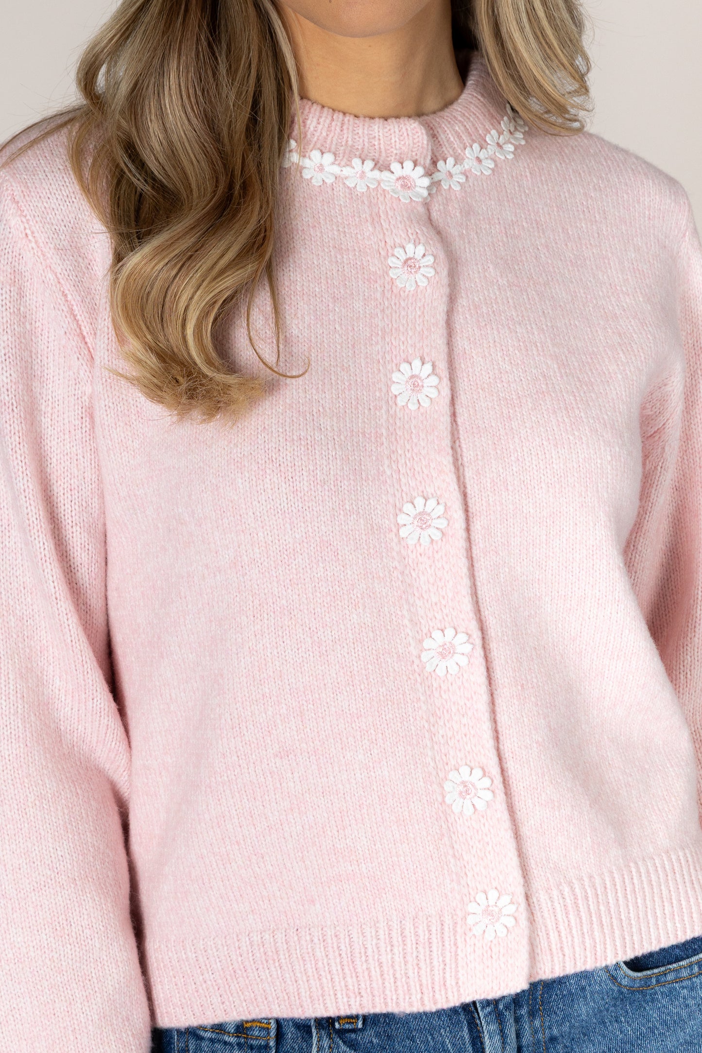 Aishadsy Novelty Daisy Cardi - Primrose