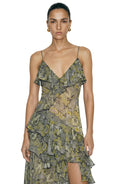Alva Dress - Black Gold Multi
