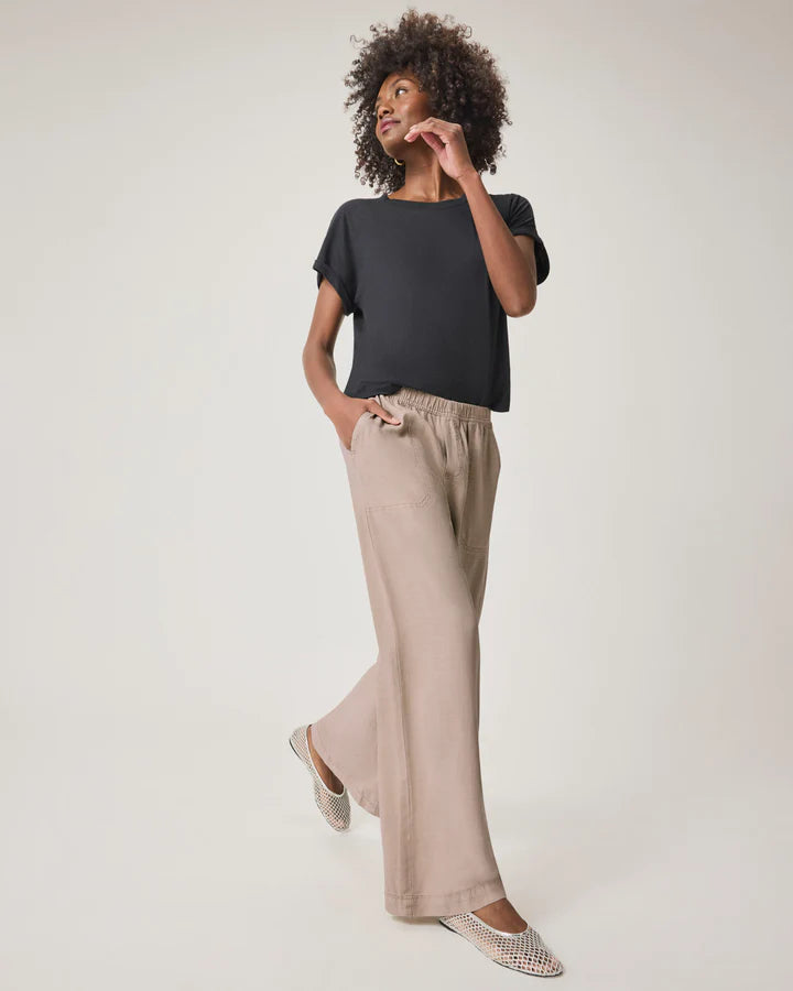 Angie Palazzo Pant - Fawn