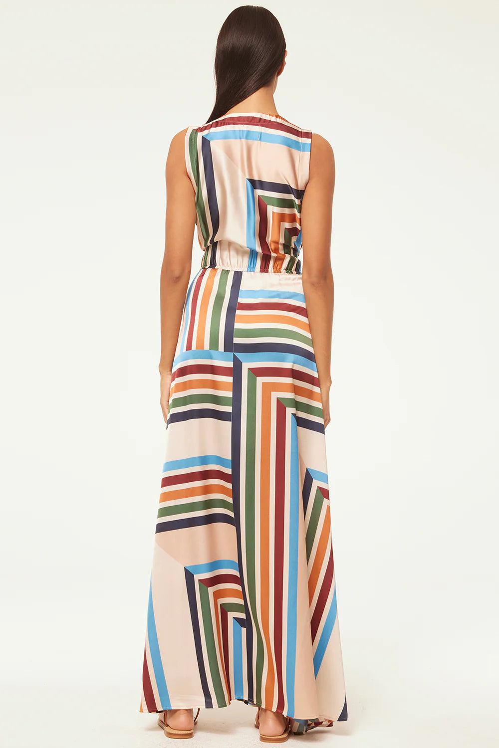 Anabella Dress - San Miguel Stripe