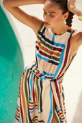 Anabella Dress - San Miguel Stripe