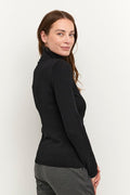 Annemarie Knitted Pullover - Black