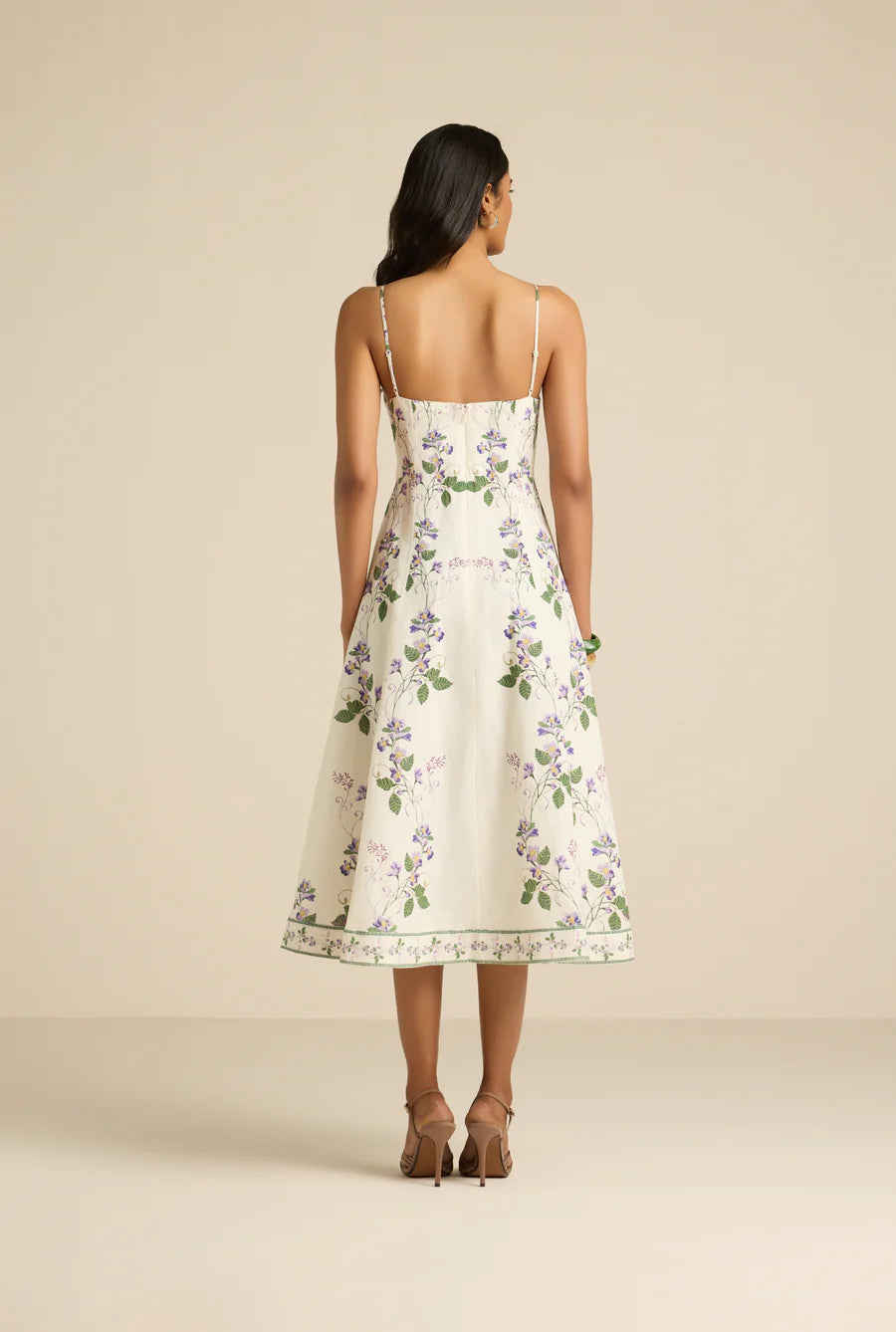 Anya Midi Dress - Ivory