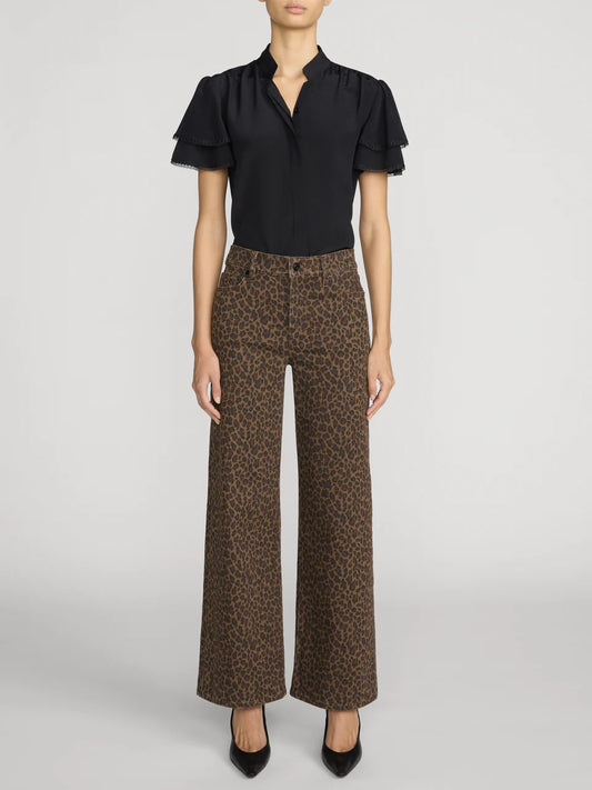 The Silk Arcadia Top - Black
