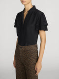 The Silk Arcadia Top - Black